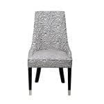 Стул Elegante жаккард принт беж. Ana BEG 56*65*101см