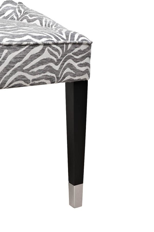 Стул Elegante жаккард принт беж. Ana BEG 56*65*101см — изображение 5