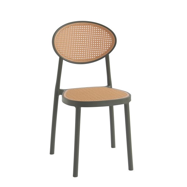 Стул Junie пластиковый зелёный — изображение 2