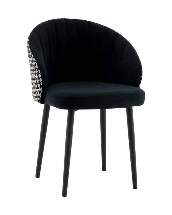 Стул Пасаденика велюр черный