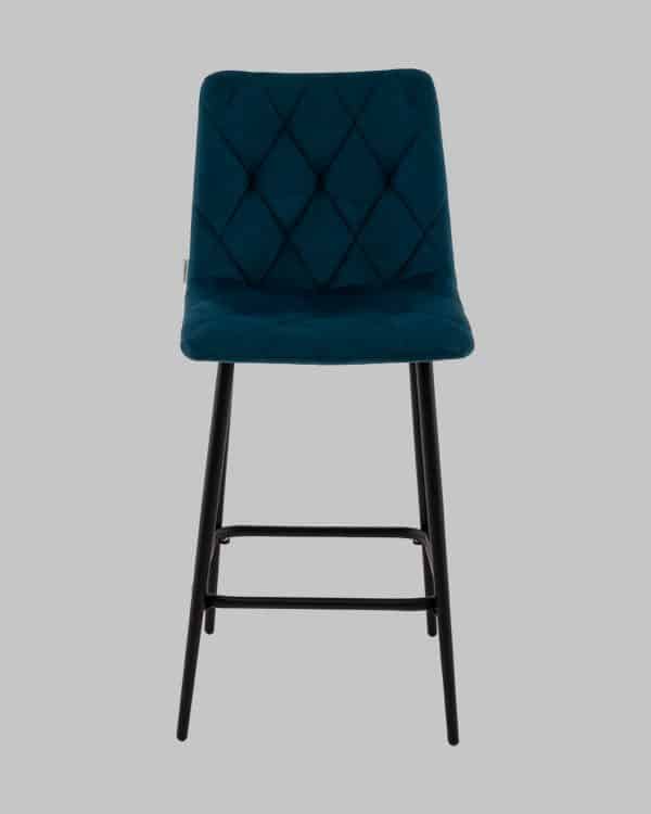 Стул полубарный Одди Diamond велюр синий — изображение 3