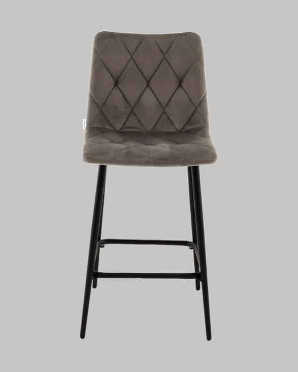 Стул полубарный Одди Diamond велюр темно-серый — изображение 2