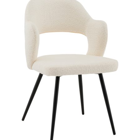 Стул Роккиана букле молочный