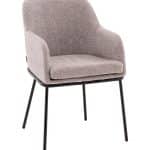 Стул с подлокотниками Кози new ткань букле серый