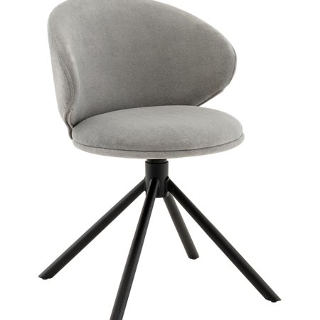 Стул Труфальд велюр светло-серый