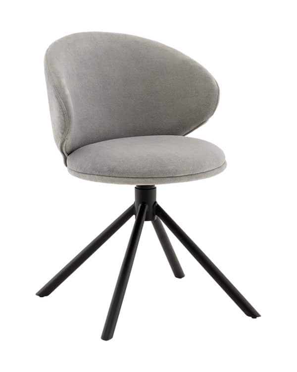 Стул Труфальд велюр светло-серый