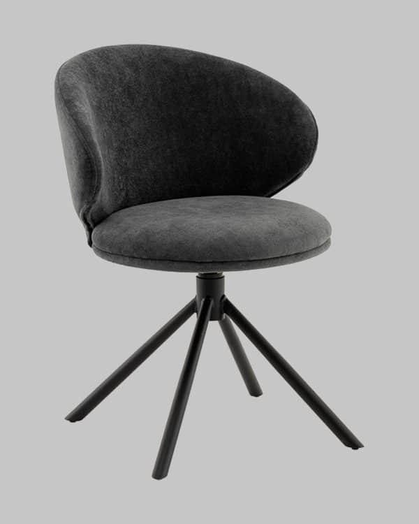 Стул Труфальд велюр темно-серый — изображение 2
