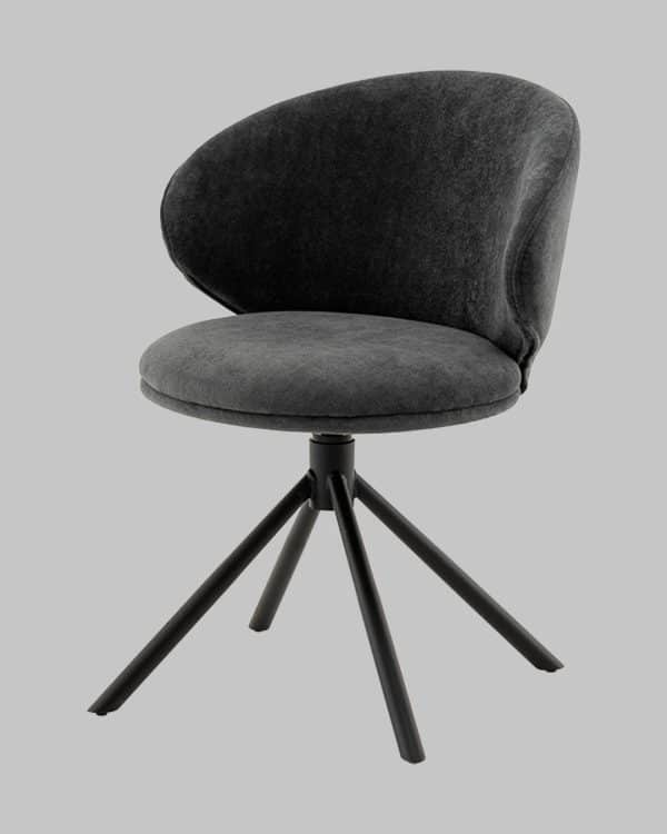 Стул Труфальд велюр темно-серый — изображение 3