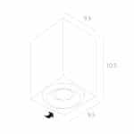 Точечный накладной светильник Arte Lamp PICTOR A5654PL-1BK — изображение 4