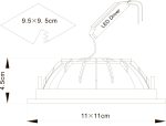 Точечный встраиваемый светильник Arte Lamp RIFLESSIONE A7408PL-1WH — изображение 2