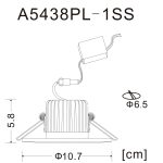 Точечный встраиваемый светильник Arte Lamp UOVO A5438PL-1SS — изображение 4