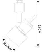 Трековый светильник Arte Lamp ALMACH A1906PL-1BK — изображение 4