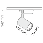 Трековый светильник Technical TR003-1-12W3K-W — изображение 4