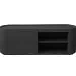 Тумба Lagom под ТВ 2 ящика 2 полки ширина 140 см (черный)