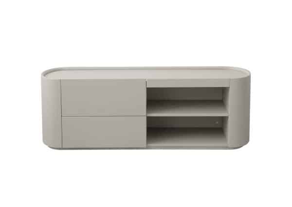 Тумба Lagom под ТВ 2 ящика 2 полки ширина 140 см (дымка)