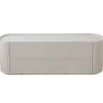 Тумба Lagom под ТВ 2 ящика ширина 140 см (серо-бежевый)