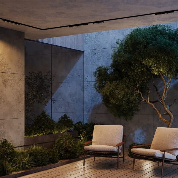 Уличный трековый светильник Outdoor O-TR02-2-S-12WB3K — изображение 2