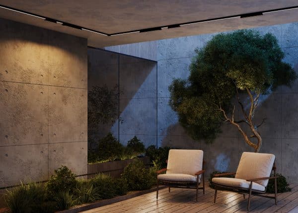 Уличный трековый светильник Outdoor O-TR02-2-S-12WB3K — изображение 3