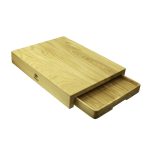 Uneca Доска с лотком маленькая дубовая