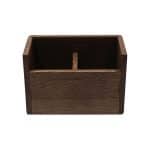 Uneca Органайзер для кухонных принадлежностей дубовый с 2-мя отделениями 22х11х15