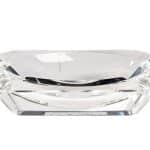 XX230396 Мыльница стекло прозрачное 12*8см