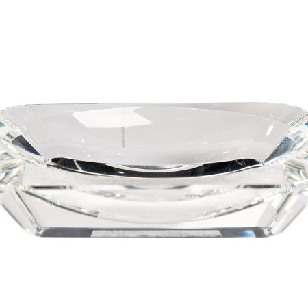 XX230396 Мыльница стекло прозрачное 12*8см