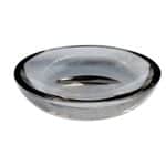 XX230481 Мыльница стекло дымчатое d11*2