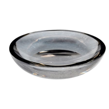 XX230481 Мыльница стекло дымчатое d11*2