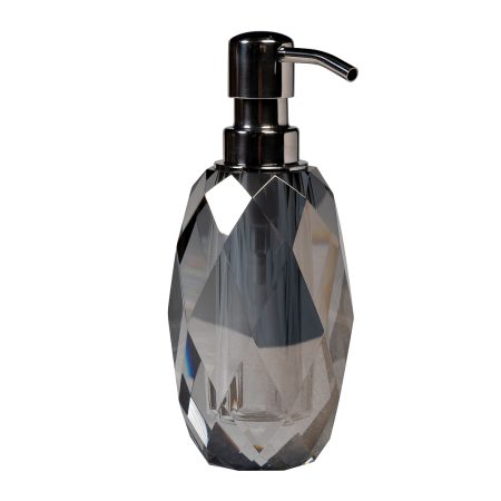 XX230940 Диспенсер для мыла стекло дымчатое 7*h.17