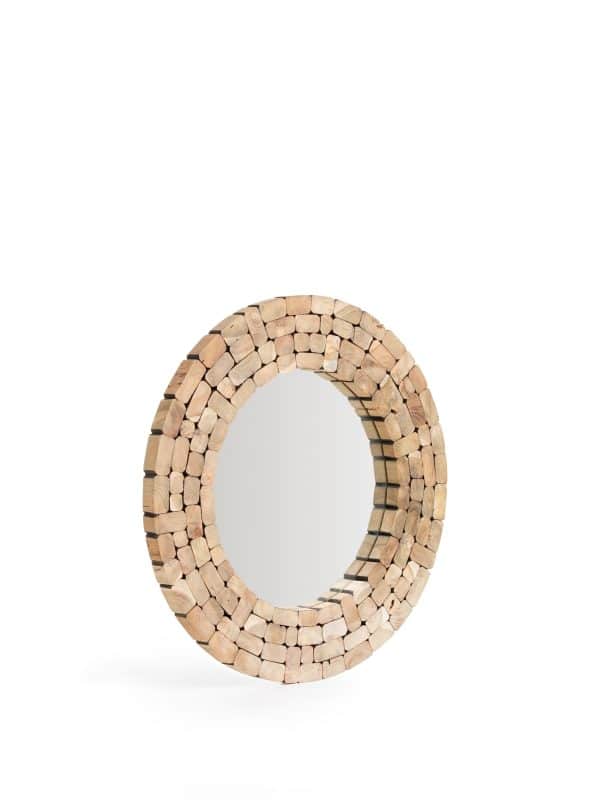 Зеркало Ellipse древесина — изображение 3