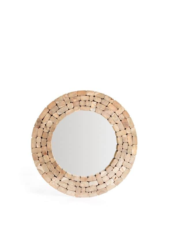 Зеркало Ellipse древесина — изображение 4