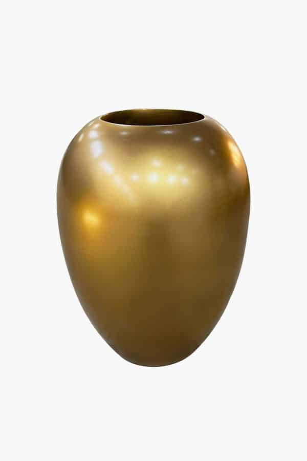 ZS2064-GL Кашпо низкое гладкое цвет золото d30*40см