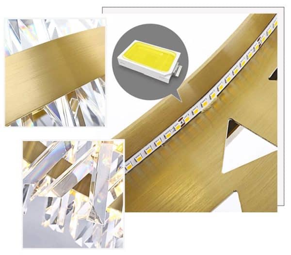 Люстра 9967P/R/D800 gold — изображение 2