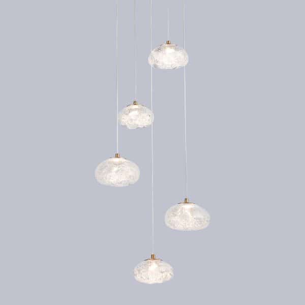 Подвесной светильник P98065-5 antique brass — изображение 2