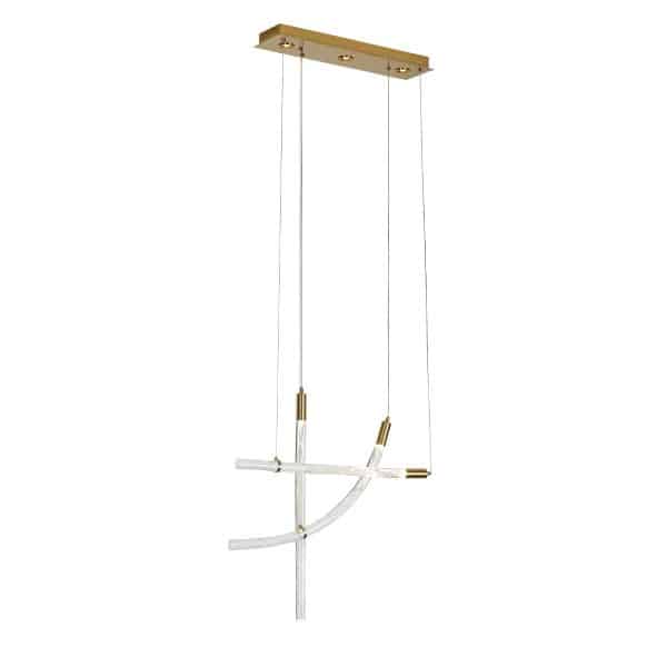 Подвесной светильник OD2412-3 gold/clear — изображение 2