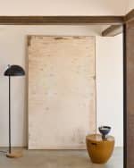 Абстрактная картина Silpa светло-бежевого цвета 200 x 120 см — изображение 4