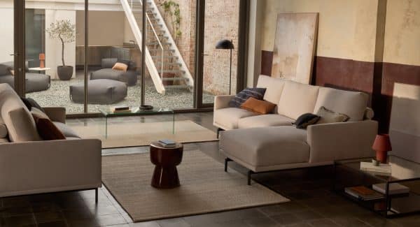 Абстрактная картина Silpa темно-бежевый 200 x 120 см — изображение 3