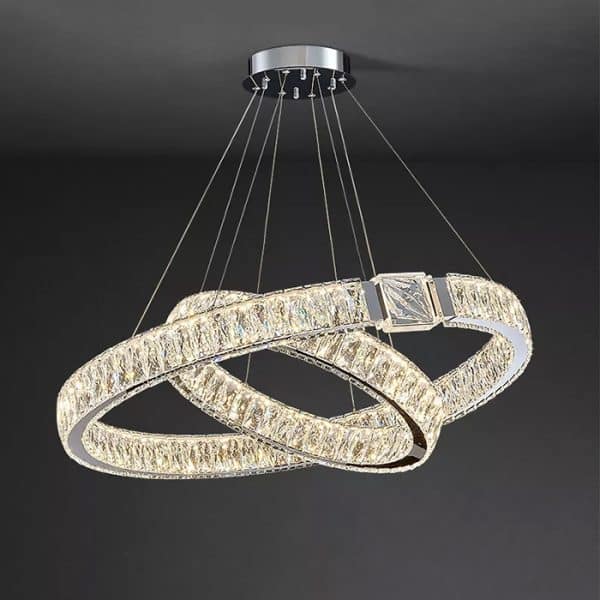 Люстра D8010P/2R/D800+600 silver — изображение 2