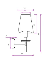 Бра Arte Lamp RICCARDO A4075AP-1BK — изображение 4