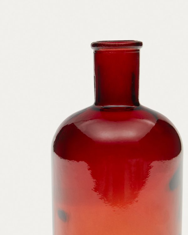 Brenna Ваза из 100 % переработанного коричневого стекла 19 см — изображение 2