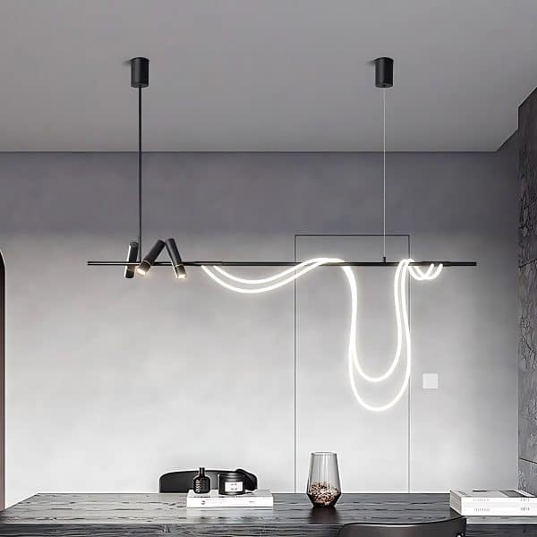 Подвесной светильник 7242P/L1200 black/white — изображение 2