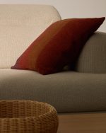 Чехол для подушки Taris из льна в красную полоску 50 x 50 см — изображение 4