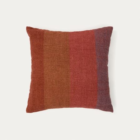 Чехол для подушки Taris из льна в красную полоску 50 x 50 см