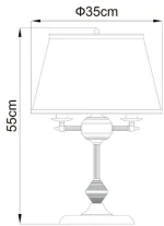 Декоративная настольная лампа Arte Lamp ALICE A3579LT-3AB — изображение 5