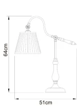 Декоративная настольная лампа Arte Lamp SEVILLE A1509LT-1PB — изображение 4