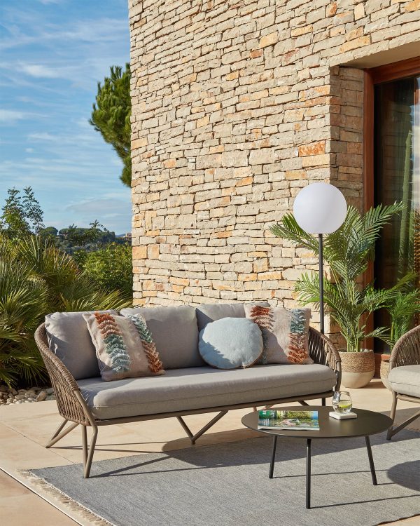 Диван 3х местный Branzie коричневый — изображение 3