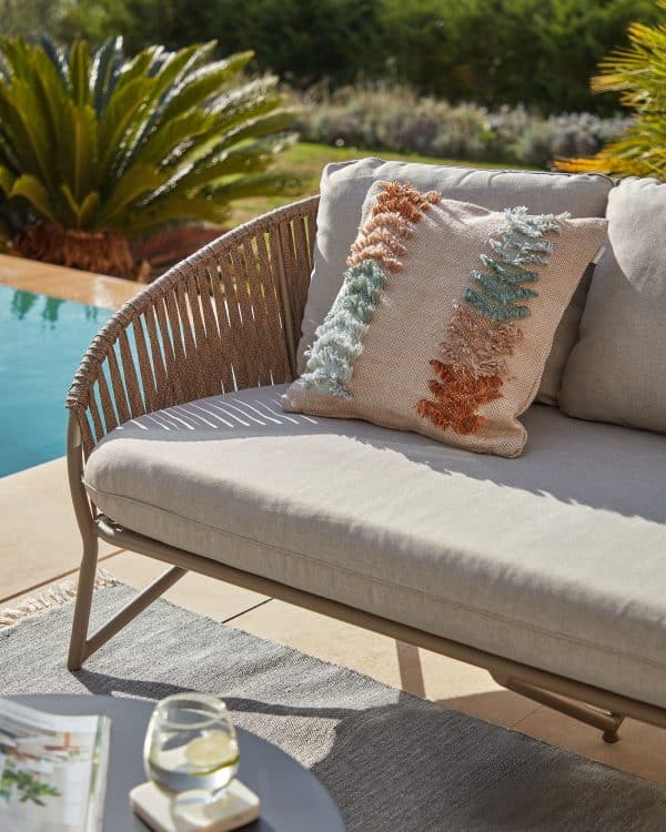 Диван 3х местный Branzie коричневый — изображение 4