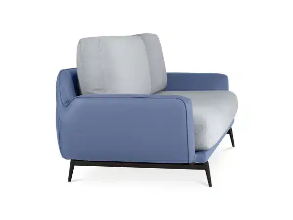 Диван Ispani трёхместный белый, голубой — изображение 3