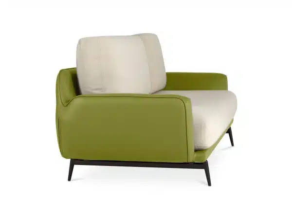 Диван Ispani трёхместный белый, зеленый — изображение 3