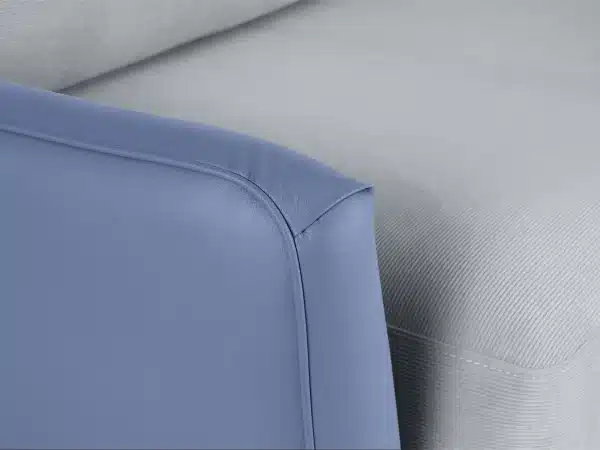 Диван Ispani трёхместный белый, голубой — изображение 5
